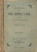 Compendio di storia orientale e greca conformato ai programmi ministeriali