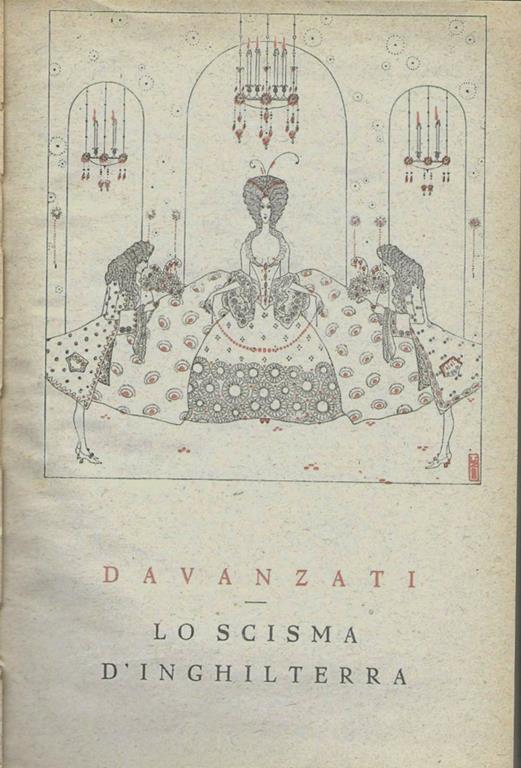 Lo scisma d'Inghilterra - Bernardo Davanzati - copertina