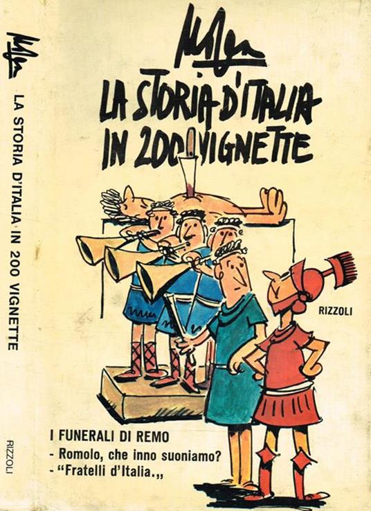 Storia d'Italia in 200 vignette - Giovanni Mosca - copertina