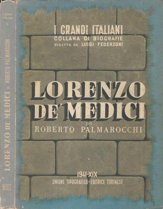 Lorenzo De Medici - Roberto Palmarocchi - copertina