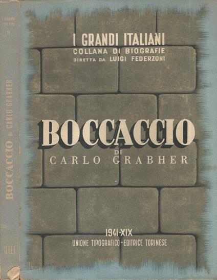 Boccaccio - Carlo Grabher - copertina