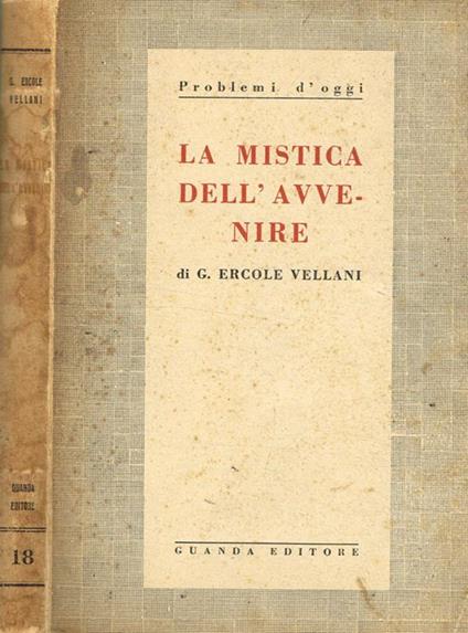 La mistica dell'avvenire - copertina