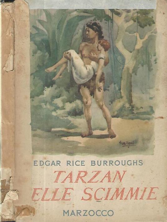 Tarzan delle scimmie - Edgar R. Burroughs - copertina