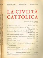 La civiltà cattolica anno 105 vol.I, III