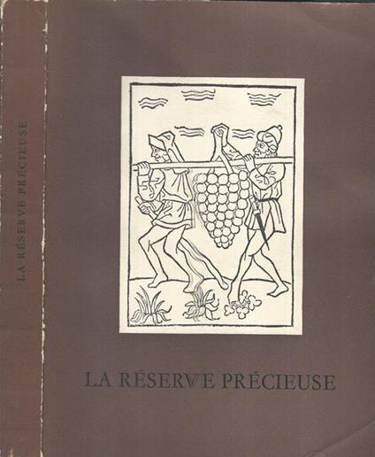 La reserve precieuse. Naissance d'un departement de la bibliotheque royale - copertina