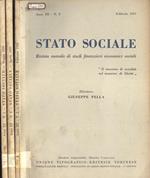 Stato sociale Anno III n. 2 - 4 - 5. Rivista mensile di studi finanziari economici sociali