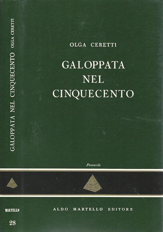 Galoppata nel Cinquecento - Olga Ceretti - copertina