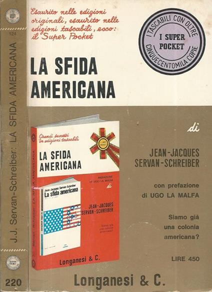 La sfida americana - Jean-Jacques Servan-Schreiber - copertina