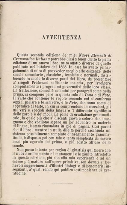 Nuovo saggio di geografia: secondo i programmi governativi colle più recenti indicazioni (Andrea Covino) - Prima Parte Nuovi elementi di grammatica italiana compilati sulle opere de' migliori filologi - dal professore Pasquale Giuseppe Piazza - Andrea Covino - copertina