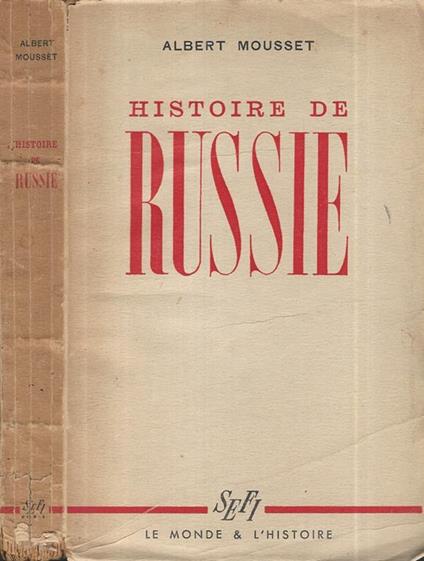 Histoire de Russie - Albert Mousset - copertina