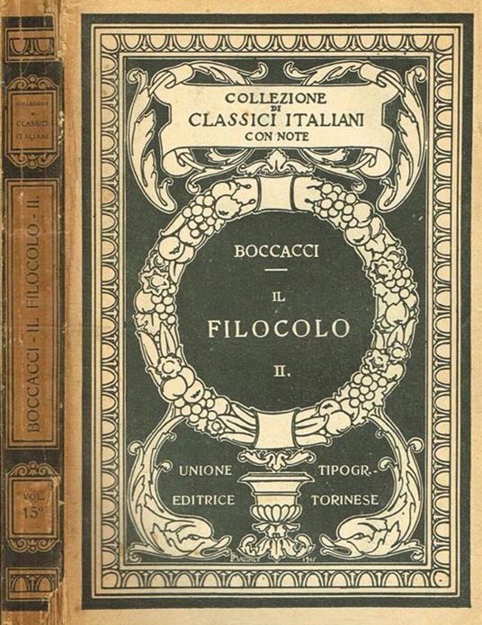 Il filocolo vol.II - Giovanni Boccaccio - copertina