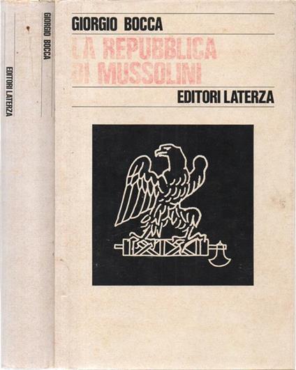 La repubblica di Mussolini - Giorgio Bocca - copertina