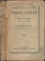 Poesie scelte. di Giovanni Prati con Proemio e Note di Vittore Vittori