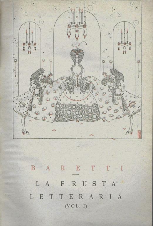 La frusta letteraria Vol I - Giuseppe Baretti - copertina