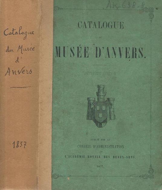 Catalogue di Musée d'Anvers - copertina