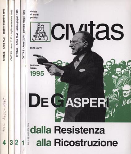 Civitas Anno 1995 n. 1 - 2 - 3 - 4 - copertina