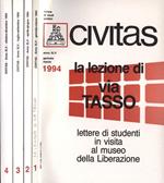 Civitas Anno 1994 n. 1 - 2 - 3 - 4