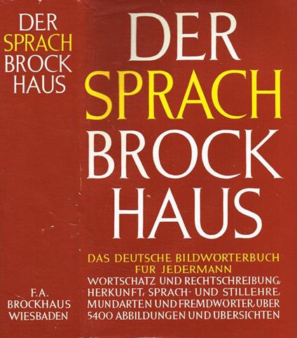 Der Sprach-Brockhaus. Deutsches Bildworterbuch fur jedermann - copertina