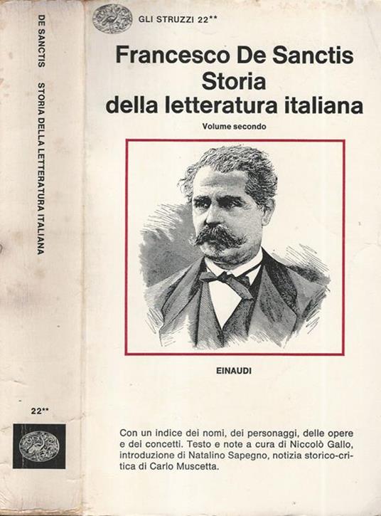 La Storia della letteratura italiana di Francesco De Sanctis