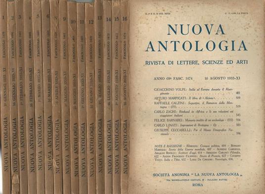 Nuova antologia 1462. Rivista di lettere scienze ed arti - Libro Usato - ND  - | IBS