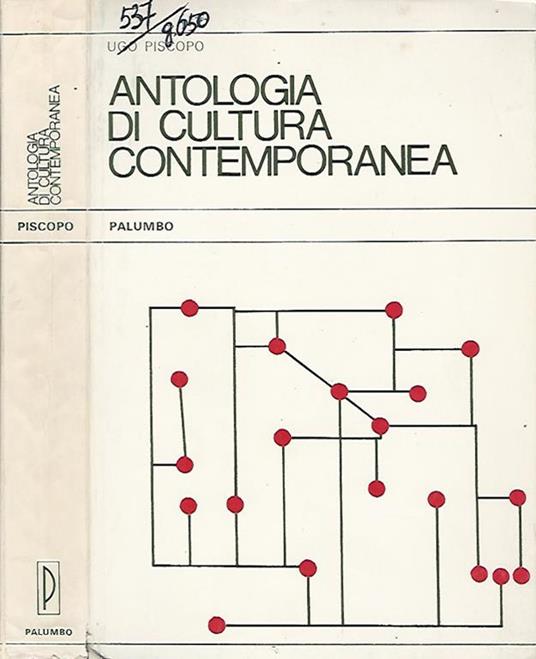 Antologia di cultura contemporanea - Ugo Piscopo - copertina