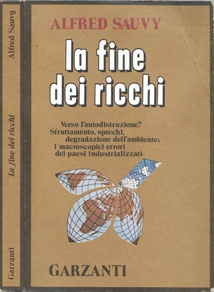 La fine dei ricchi - Alfred Sauvy - copertina