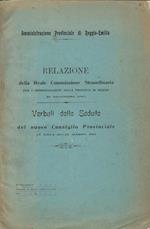 Relazione della Reale Commissione Straordinaria per l'Amministrazione della Provincia di Reggio - 21 dicembre 1910, Verbali delle Sedute del nuovo Consiglio Provinciale in data 30-31 marzo 1911