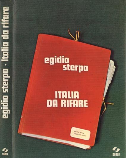 Italia da rifare - Egidio Sterpo - copertina