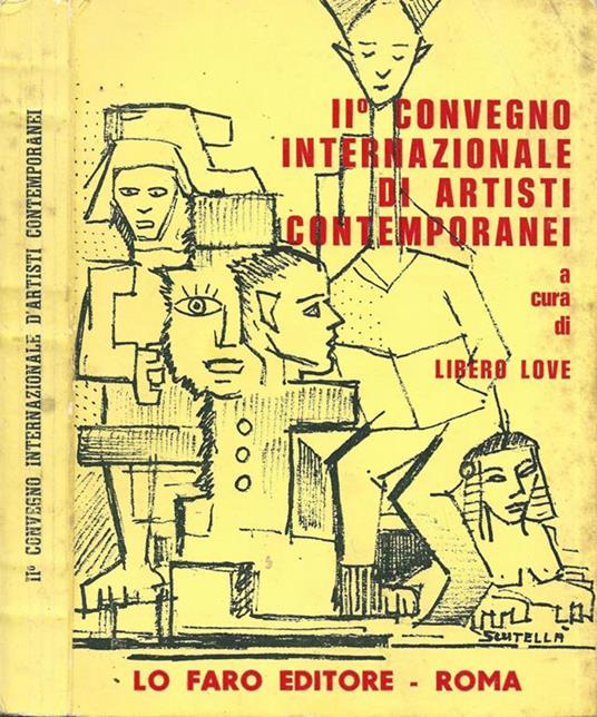 2° Convegno Internazionale d'artisti contemporanei. Antologia 1969 - Libero Love - copertina