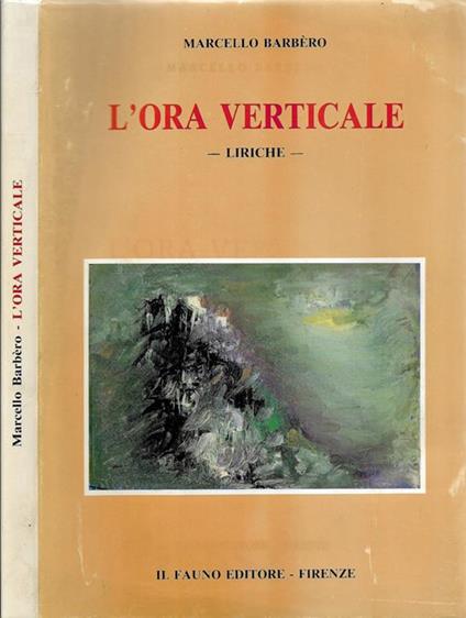 L' ora verticale - Marcello Barbèro - copertina