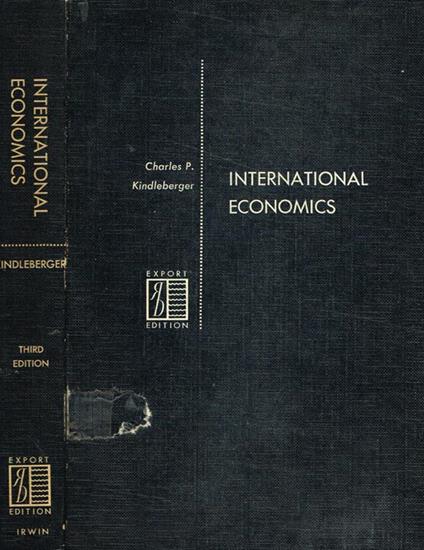 International economics - Charles P. Kindleberger - copertina