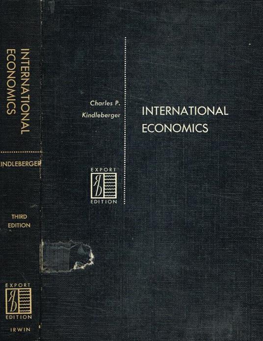 International economics - Charles P. Kindleberger - copertina