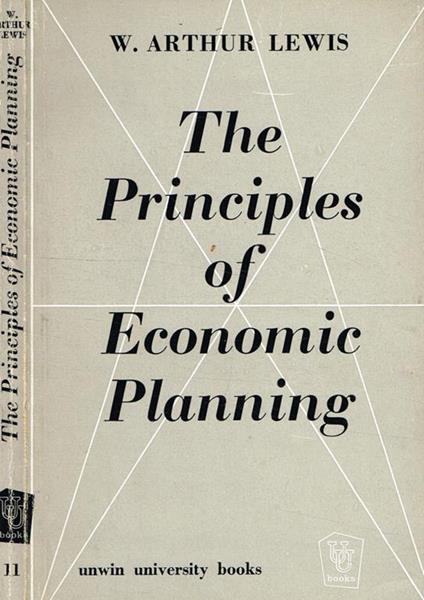 The principles of economic planning - W. Arthur Lewis - copertina