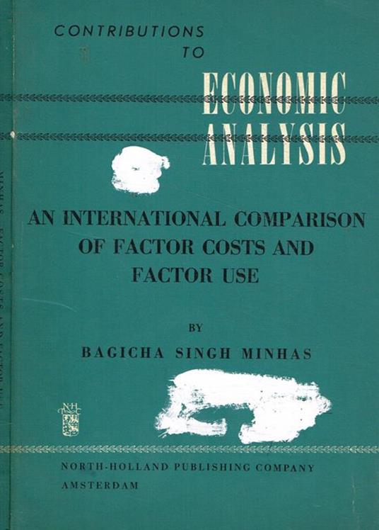 An international comparison of factor costs and factor use - copertina