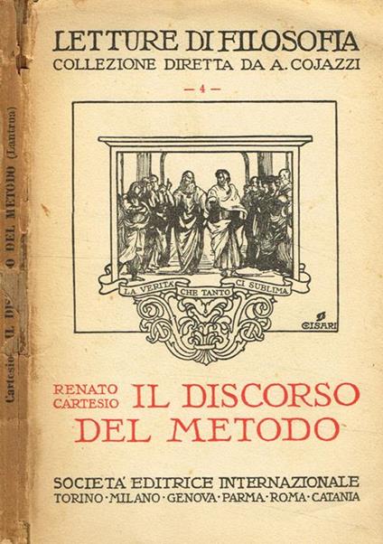 Il discorso del metodo - Renato Cartesio - copertina