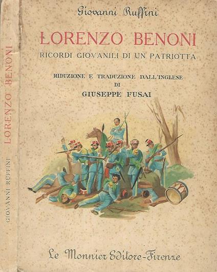 Lorenzo Benoni. Ricordi giovanili di un patriota - Giovanni Ruffini - copertina