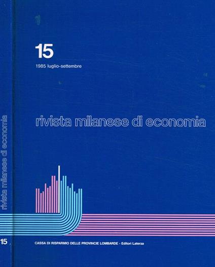 Rivista milanese di economia anno IV n.15 - Giampaolo Rugarli - copertina