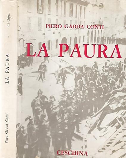 La paura - Piero Gadda Conti - copertina