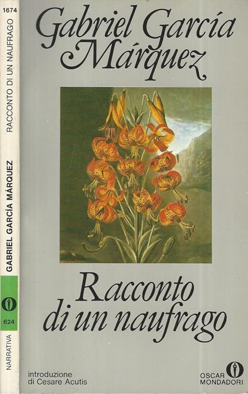 Racconto di un naufrago - Gabriel García Márquez - copertina