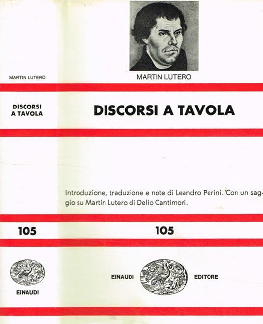 Discorsi a tavola - Martin Lutero - copertina