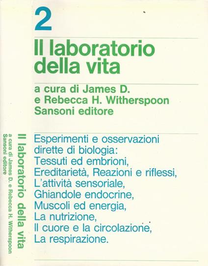Il Laboratorio della vita - James Witherspoon - copertina