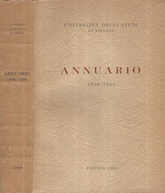 Annuario 1956-1959 - copertina