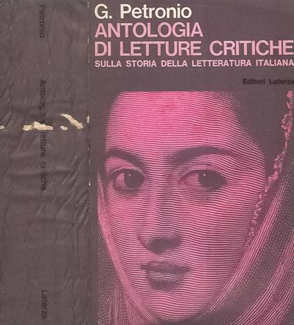 Antologia di letture critiche sulla storia della letteratura italiana - G. Petronio - copertina