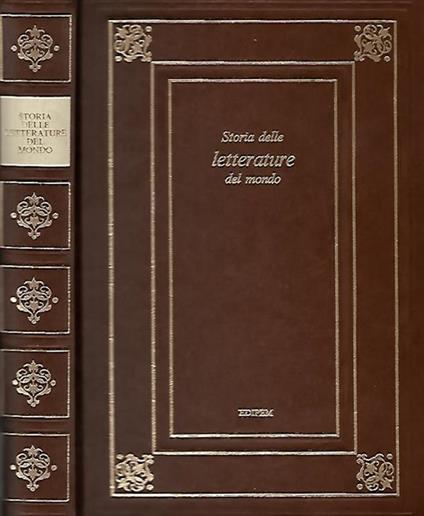 Storia delle letterature del mondo - copertina