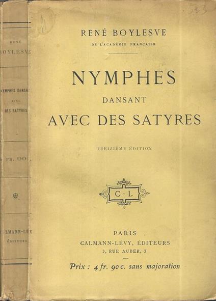 Nymphes dansant avec des satyres - René Boylesve - copertina