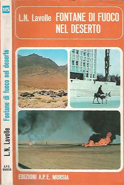 Fontane di fuoco nel deserto - L. Lavolle - copertina