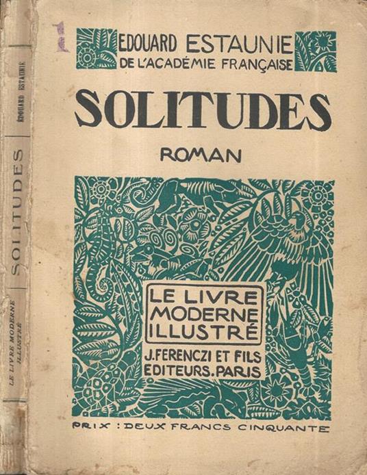 Solitudes - Edouard Estaunie - copertina