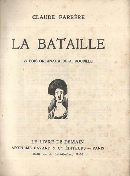La Bataille - Claude Farrére - copertina