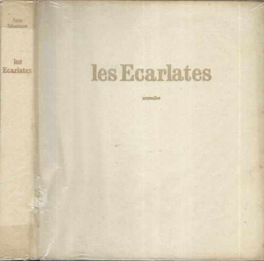 Les Ecarlates - Jean Muntaner - copertina