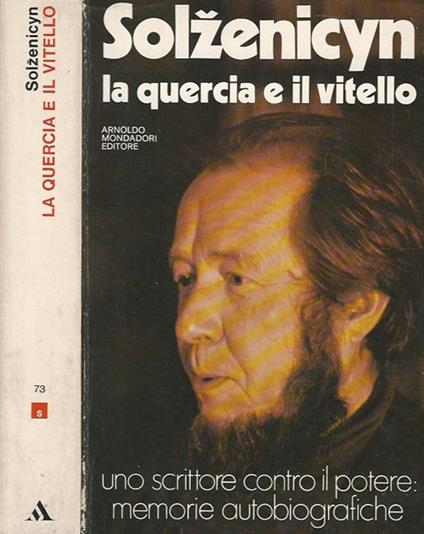 La quercia e il vitello - A. Solzenicyn - copertina